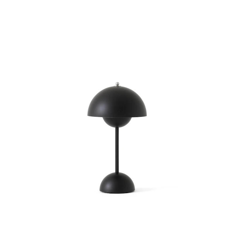 Flowerpot VP9 Table Lamp Portable, Matt Black