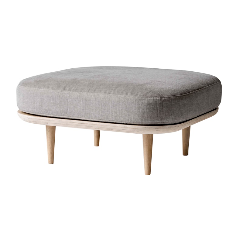 Fly Sc9 Footstool, Oiled Oak / Hot Madison 094 Nature