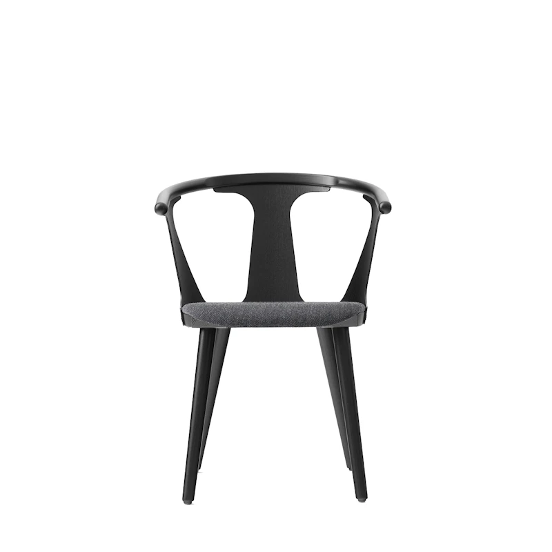 In Between Chair Sk2, Black Lacquered Oak / Fiord 191