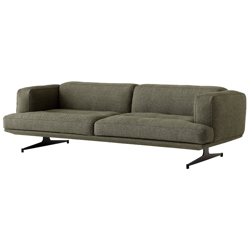 Inland AV23 3 Seater Sofa, Clay 0014