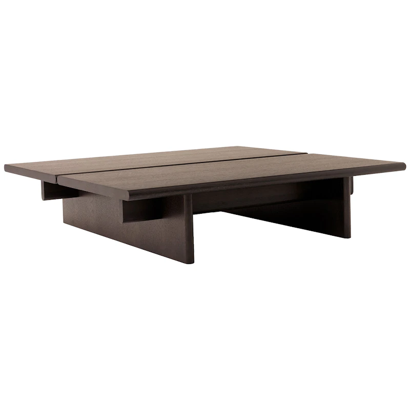 Ita OS4 Coffee Table 110x110 cm, Dark Stained Oak