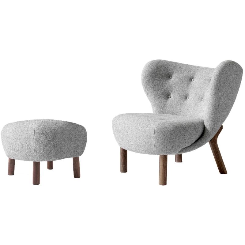 Little Petra VB1, Lounge Chair   Set, Walnut / Hallingdal 130