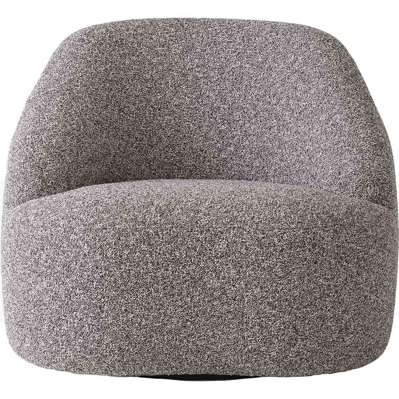 Margas LC2 Swivel Lounge Chair, Black/Zero 0011