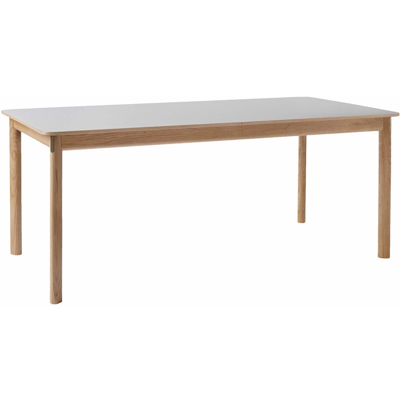 Patch HW1 Table 180x90, Brass / Beige Arizona / Oiled Oak