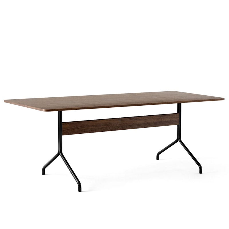 Pavilion AV19 Dining Table 200x90 cm, Walnut/Black