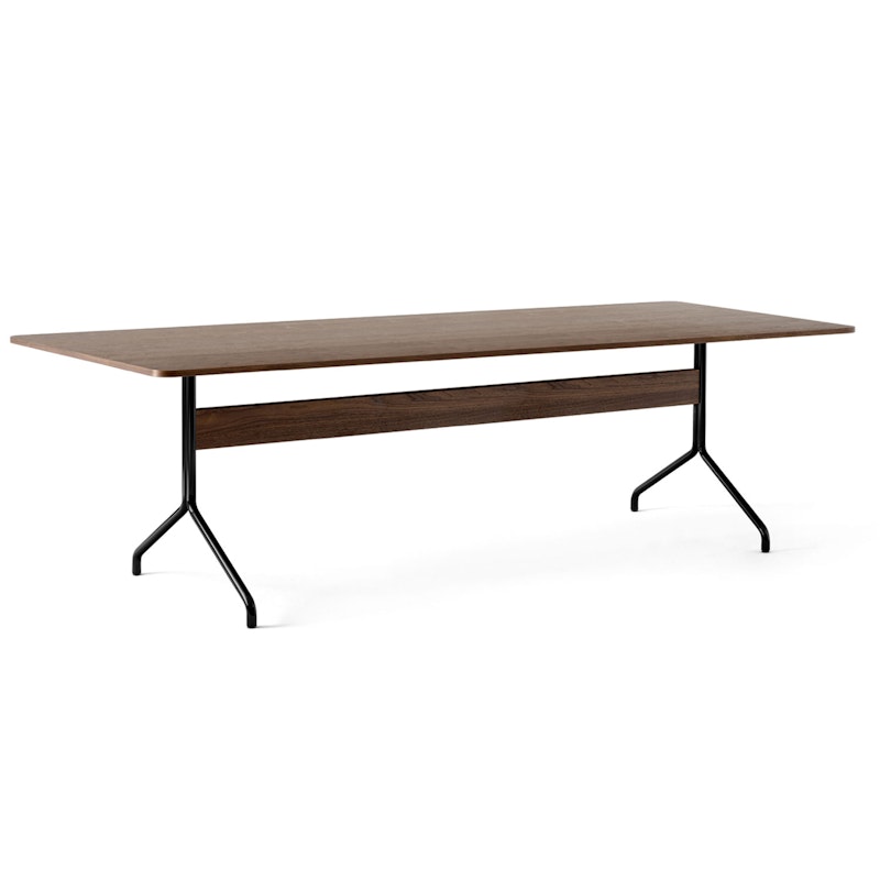 Pavilion AV24 Dining Table 250x110 cm, Walnut/Black