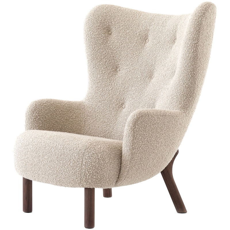 Petra VB3 Armchair, Karakorum 003 / Walnut