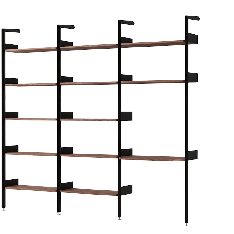 Rombe IF1/IF4/IF5 Shelving System Config G, Walnut
