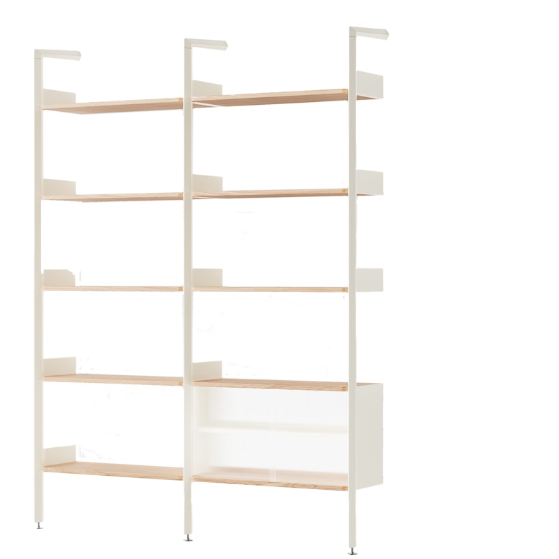 Rombe IF1/IF6 Shelving System Config C, Oak