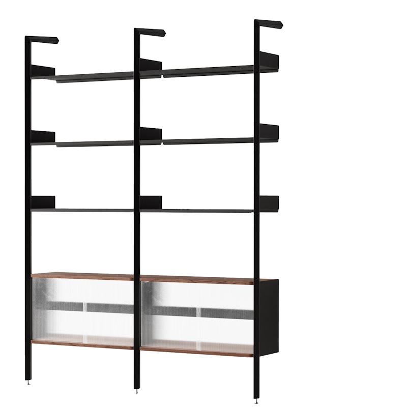 Rombe IF3/IF6 Shelving System Config E, Anthracite