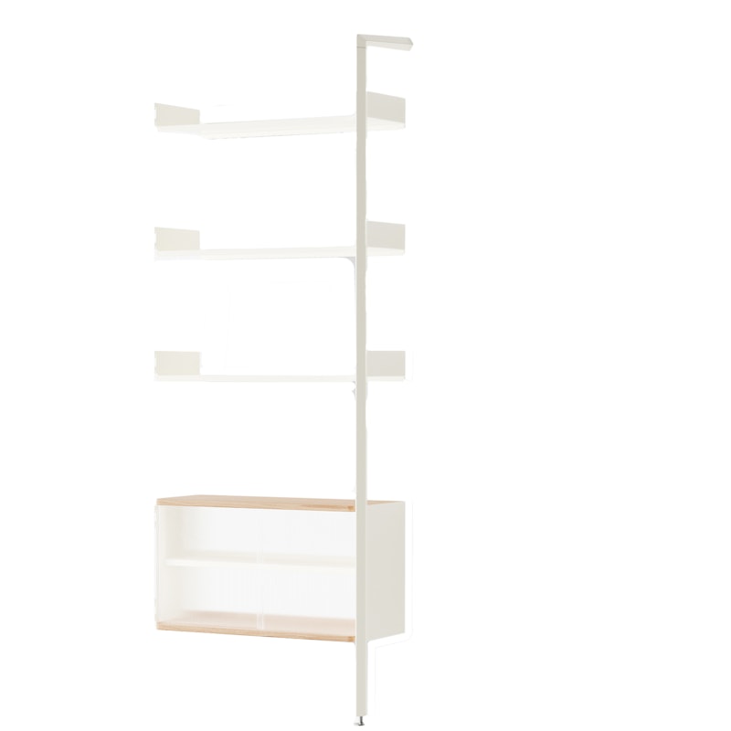 Rombe IF6 Shelving System, Alabaster