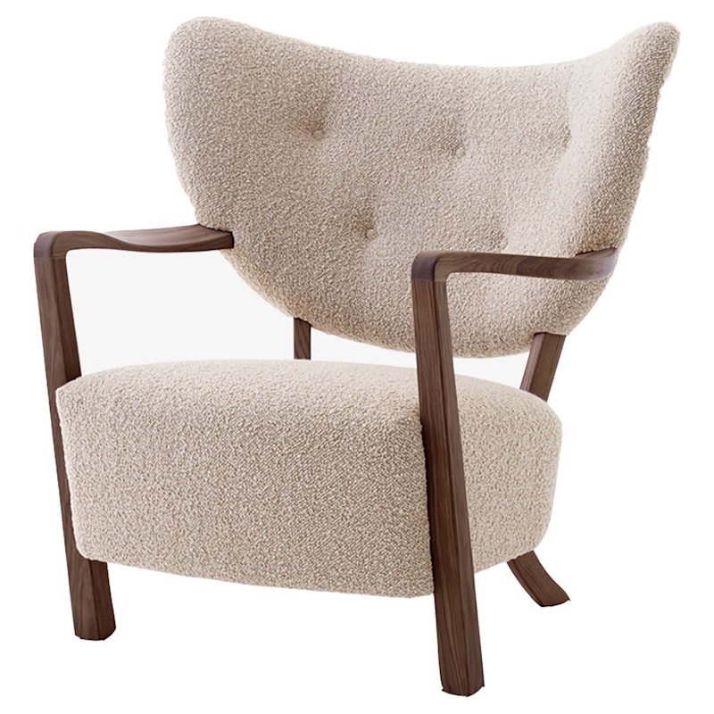 Wulff ATD2 Lounge Chair, Walnut/karakorum 003
