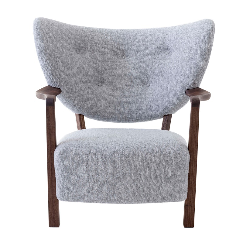 Wulff ATD2 Lounge Chair, Walnut/karandash 005