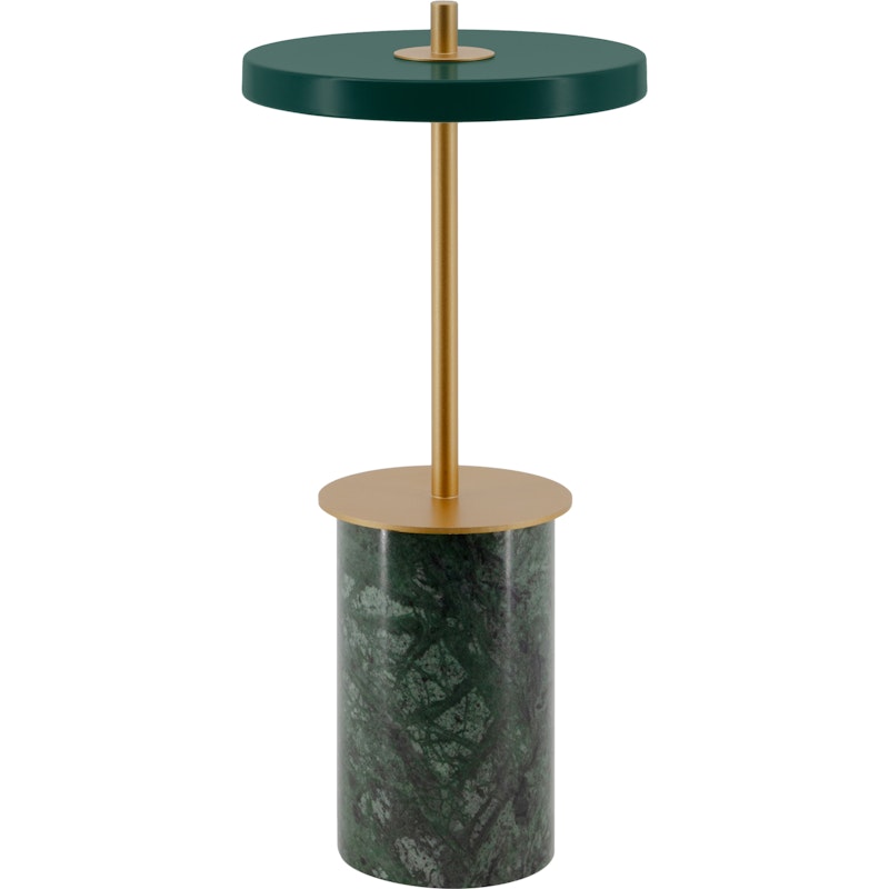 Asteria Move Mini Table Lamp Portable, Green Marble