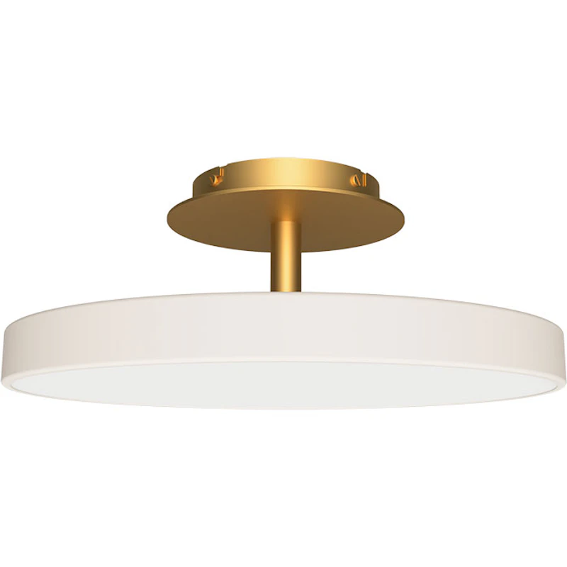 Asteria Up Ceiling Lamp Medium, Pearl White