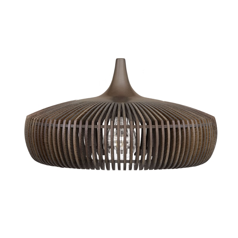 Clava Dine Wood Lampshade, Dark Oak