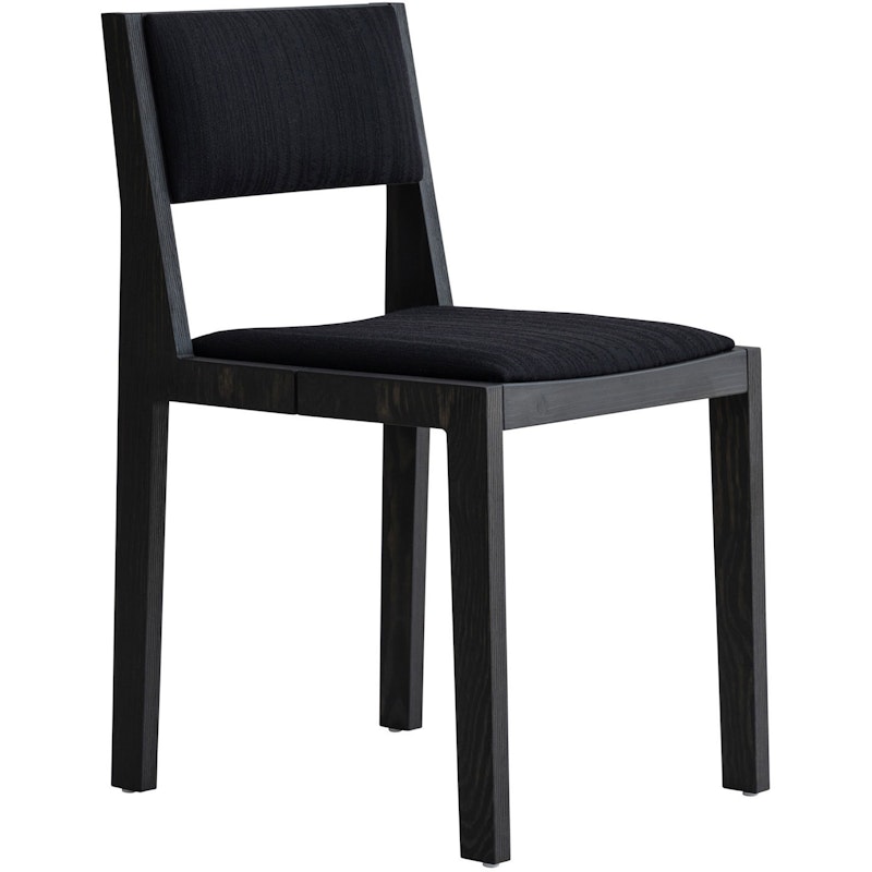016 Maasto Dining Chair Fully Upholstered, Black