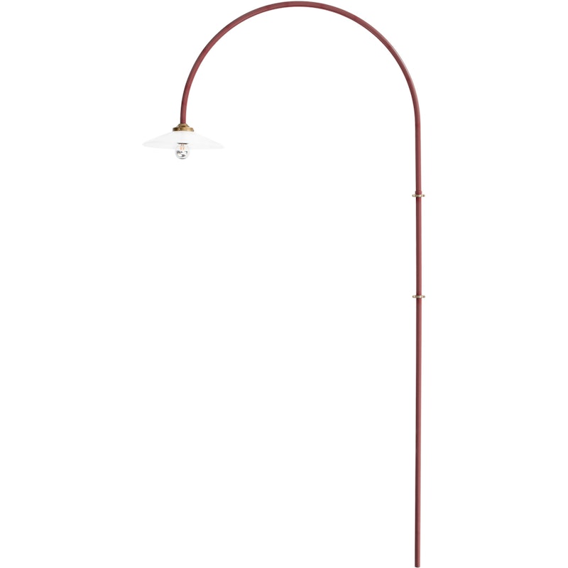 Hanging Lamp N°2 Wall Lamp, Menie Red