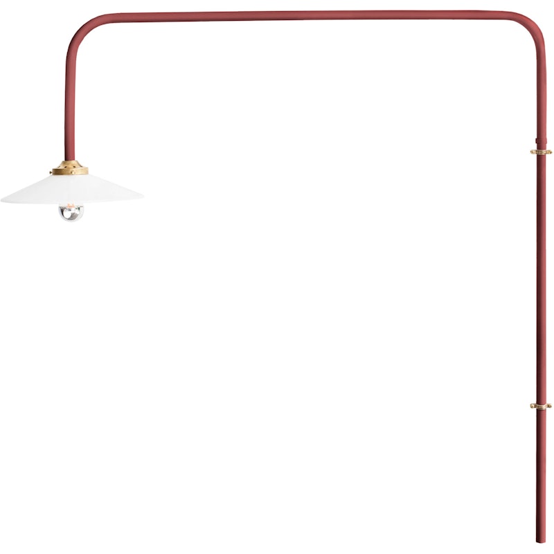 Hanging Lamp N°5 Wall Lamp, Menie Red