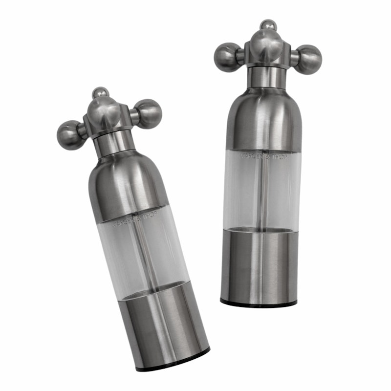 Axia Salt And Pepper Mill Set, Steel