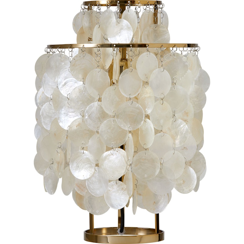 FUN 2TM Table Lamp, Brass / Seashell