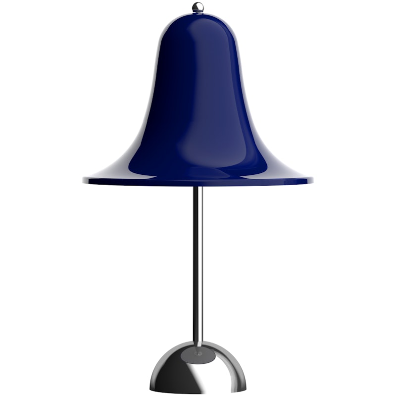 Pantop Table Lamp Portable Ø18, Chrome / Night Blue