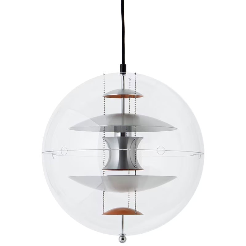 VP Globe Brushed Alu Pendant 40 cm