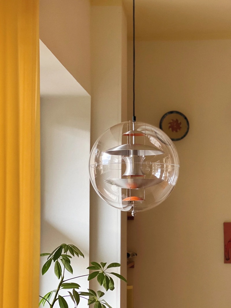 VP Globe Brushed Alu Pendant 40 cm from Verpan | RoyalDesign