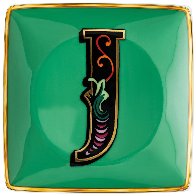 Holiday Alphabet Bowl, J