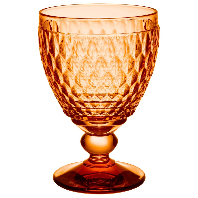 Boston Coloured Red Wine Glass 20 cl, Apricot