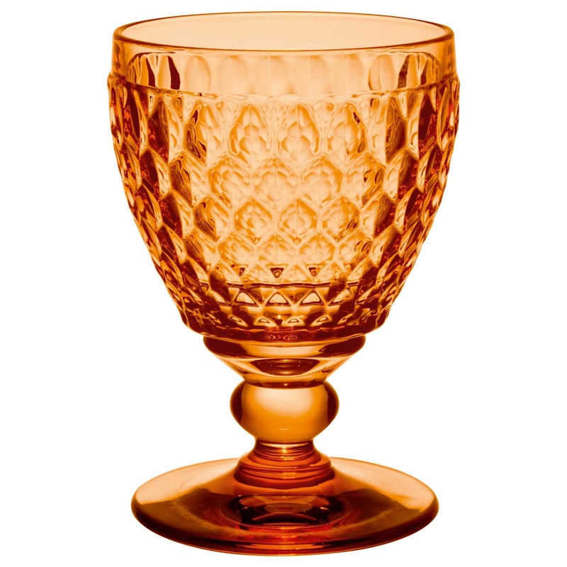 Boston Coloured White Wine Glass 12 cl, Apricot