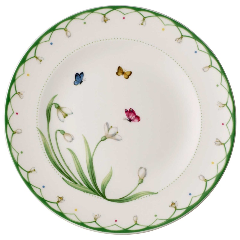 Colourful Spring Breakfast Plate 21 cm