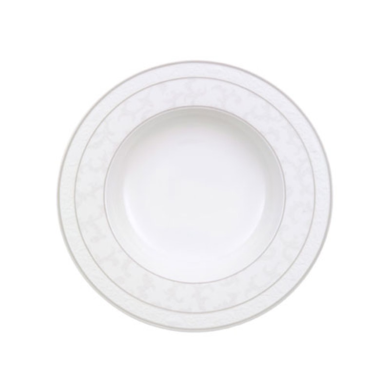 Gray Pearl Deep Plate, 24 cm
