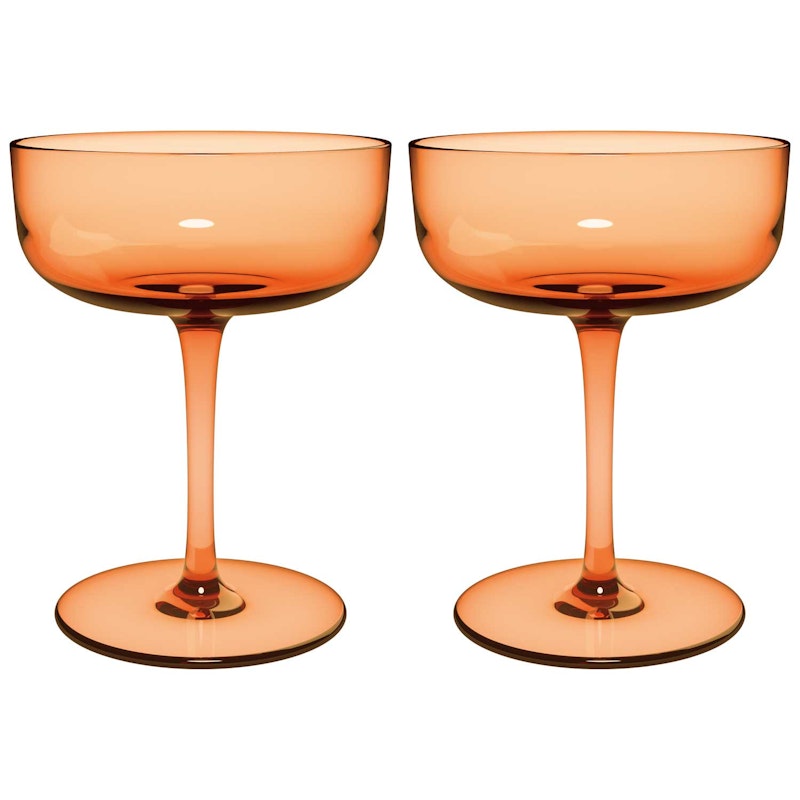 Like Champagne Glass 2-pack, Apricot