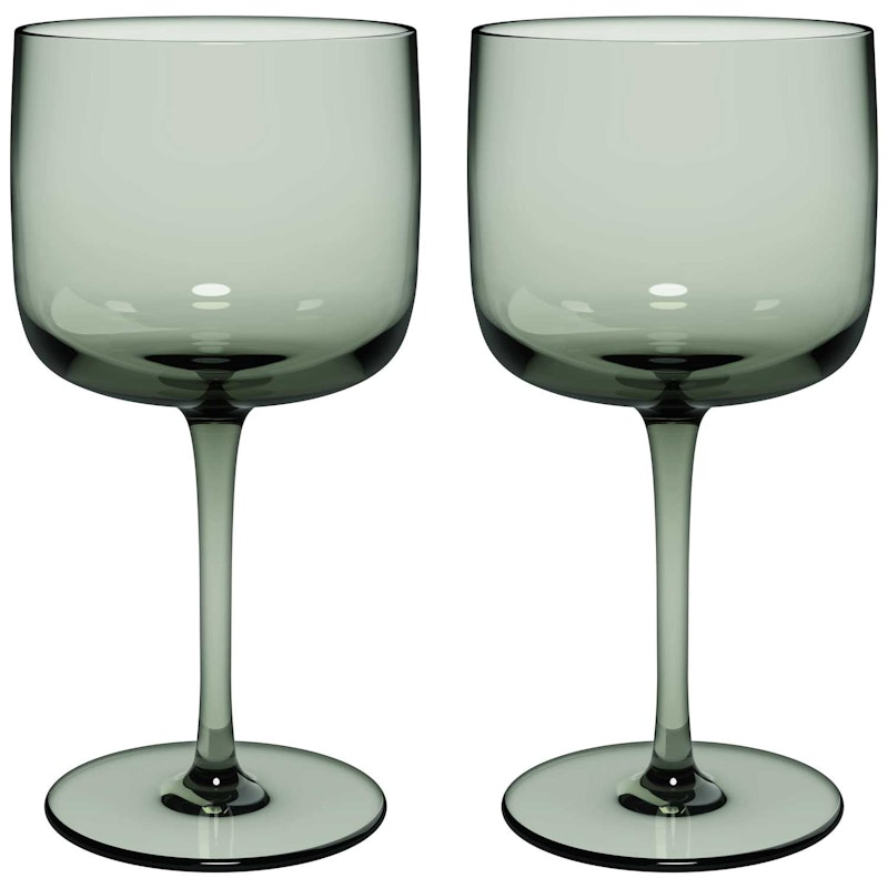 Like Wine Glass 2-pack, Sage