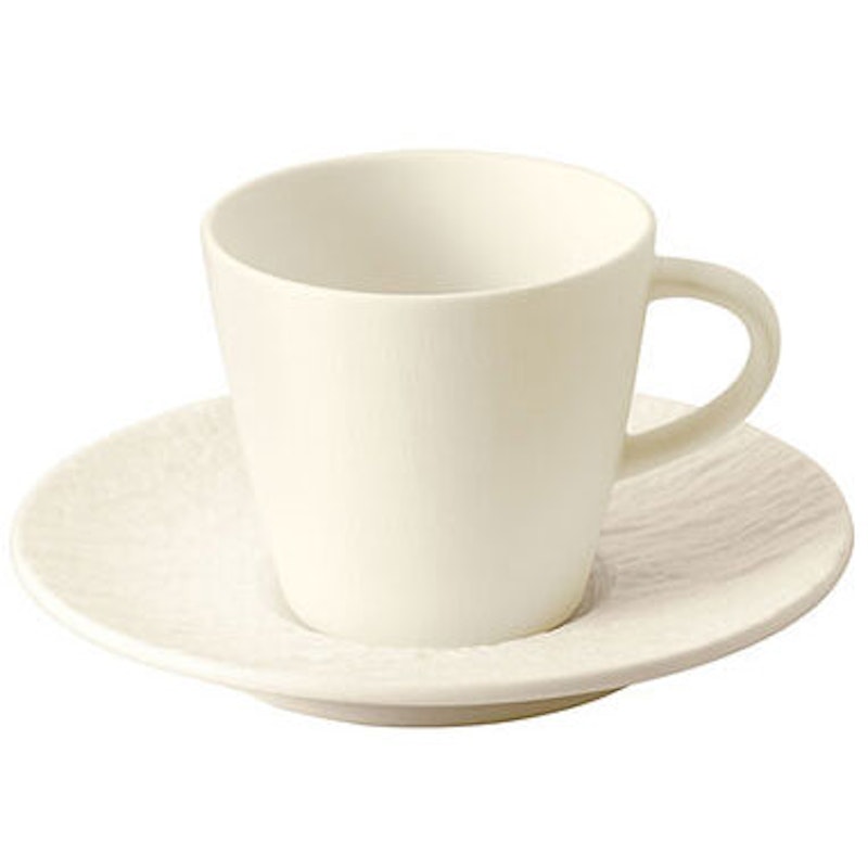 Manufacture Rock Blanc Espresso Cup With Saucer