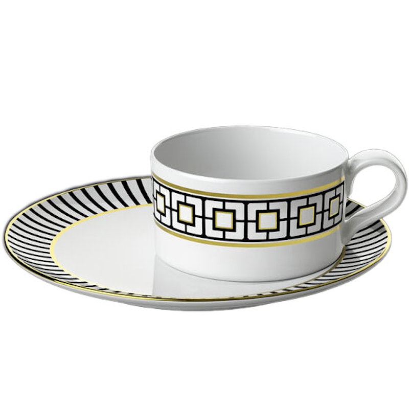 MetroChic Teacup With Saucer