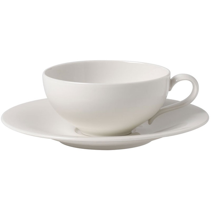 New Cottage Basic Teacup With Saucer