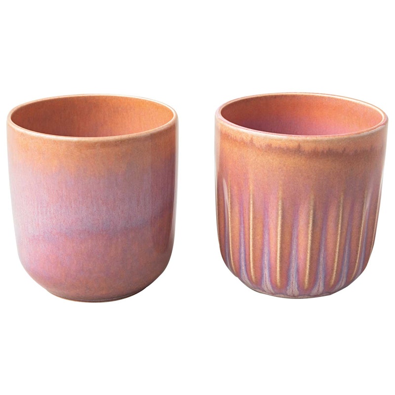 Perlemor Mugs 2-pack, Coral