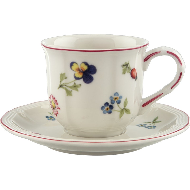 Petite Fleur Espresso Cup With Saucer