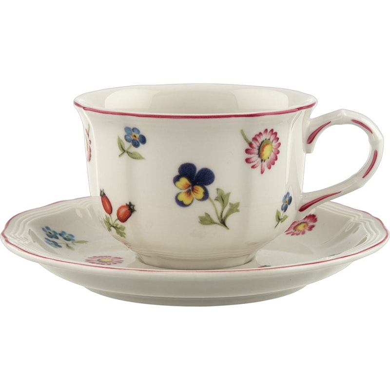 Petite Fleur Teacup With Saucer