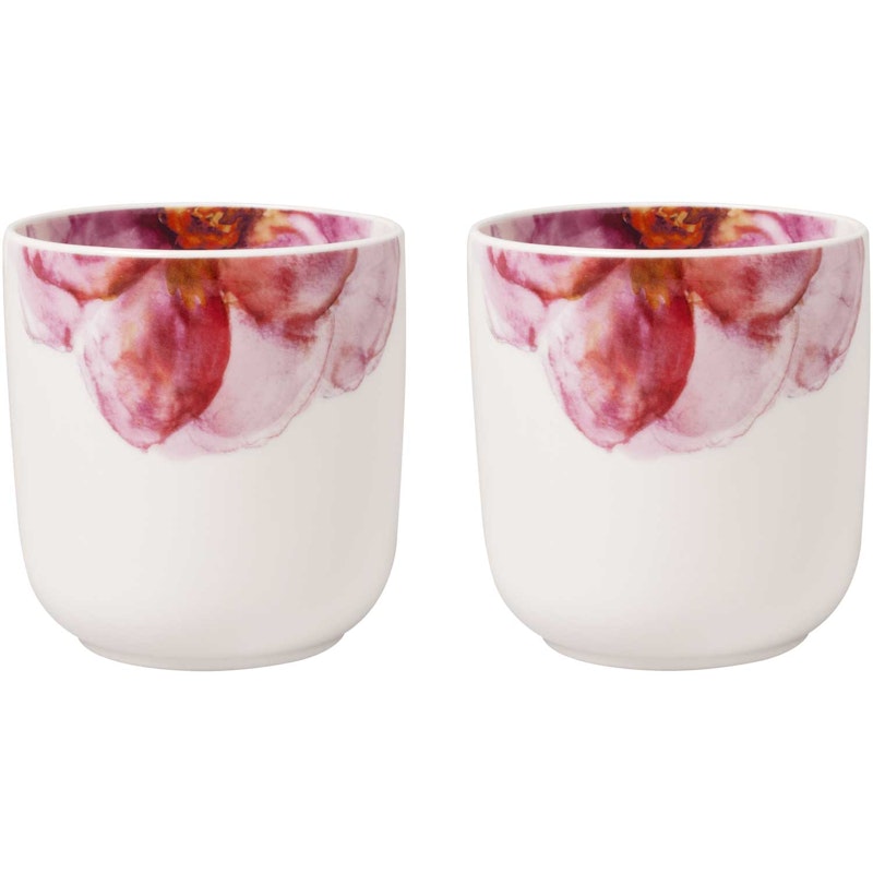 Rose Garden Mugs, 2-pack