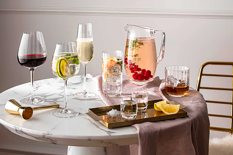 8 ounce tumblers Libbey Flare 16 Piece Tumbler and Rocks Glass Set – Libbey Shop main image 1