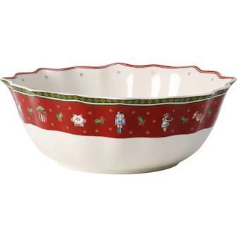 Assiette De Noël Villeroy & Boch – Toys Delight, 25cm, Rare, Porcelaine Multicolore