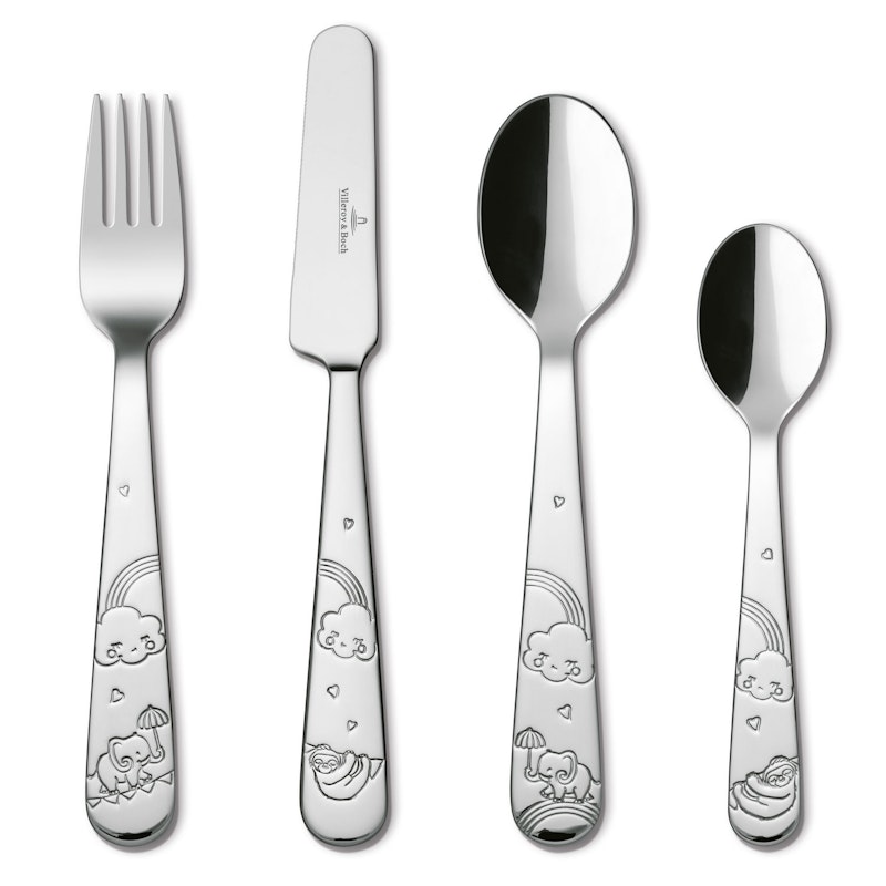 Childrens Cutlery 4 Pieces, Walk Like An Elephant