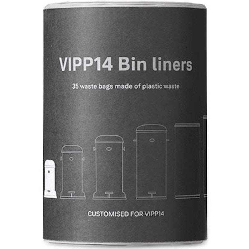 Vipp 14 Bin Liner For Pedal Bin, 8 L