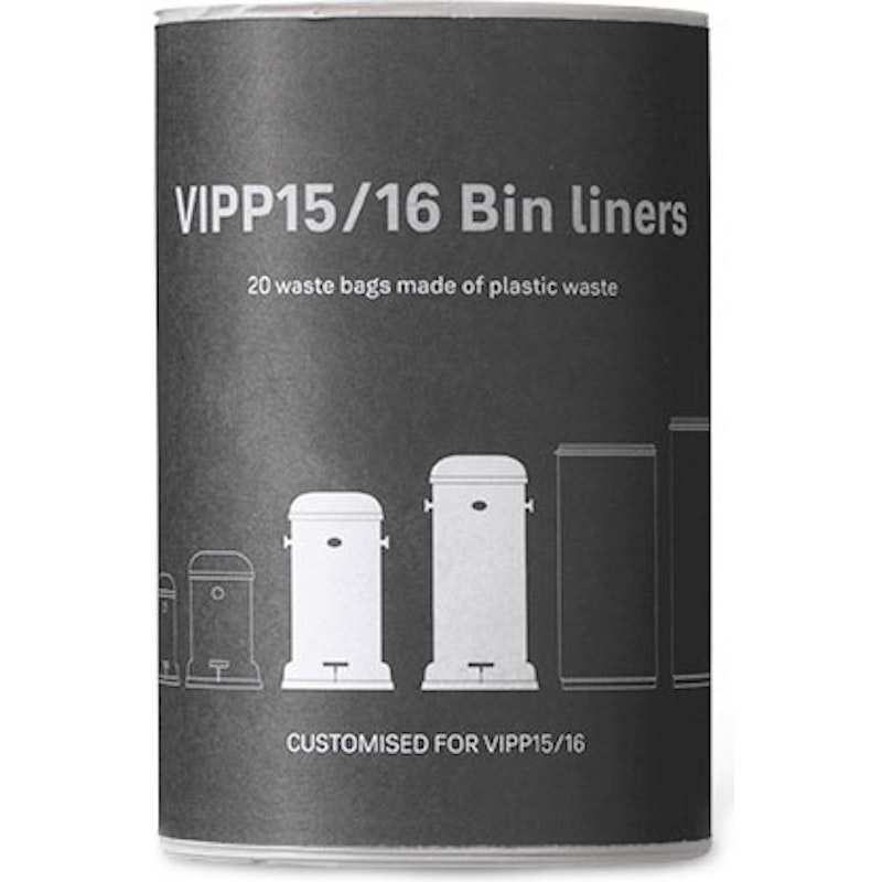 Vipp 15/16 Bin Liner For Pedal Bin, 18 L
