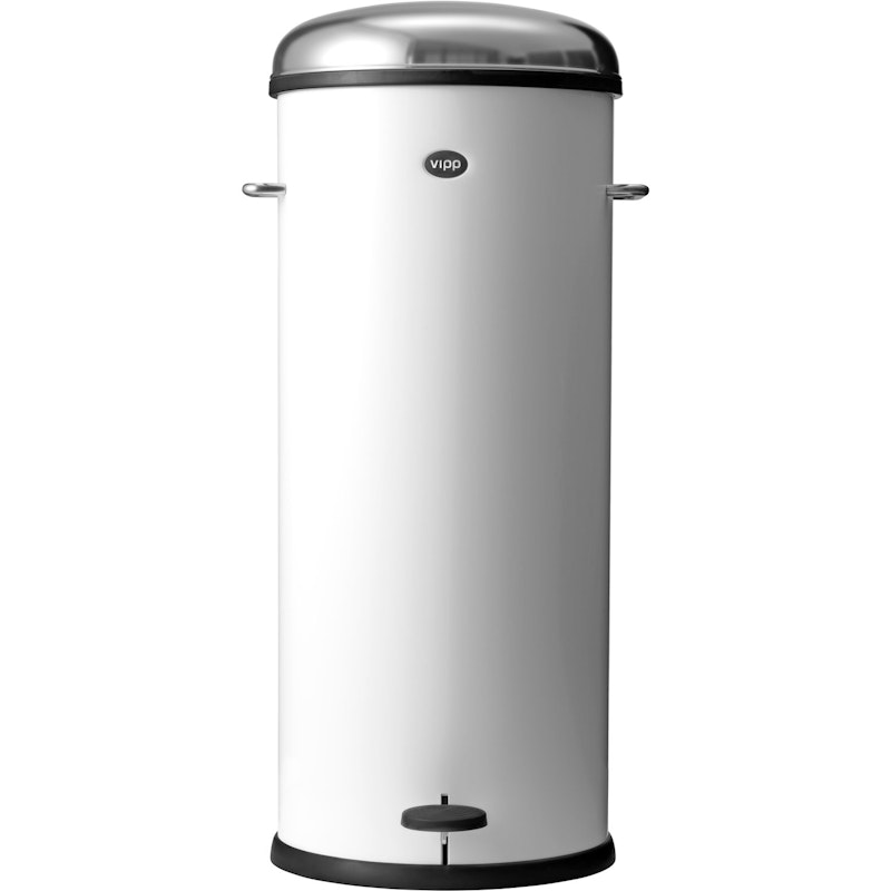 17 Pedal Bin White, 30 L