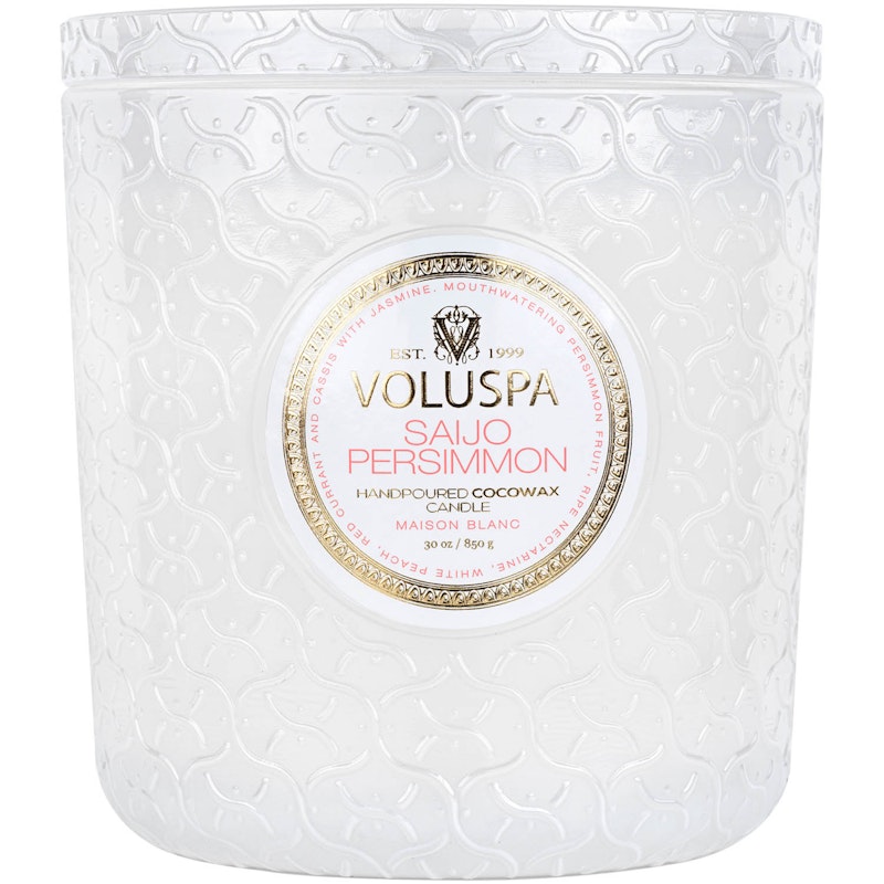 Luxe Jar Scented Candle, Saijo Persimmon