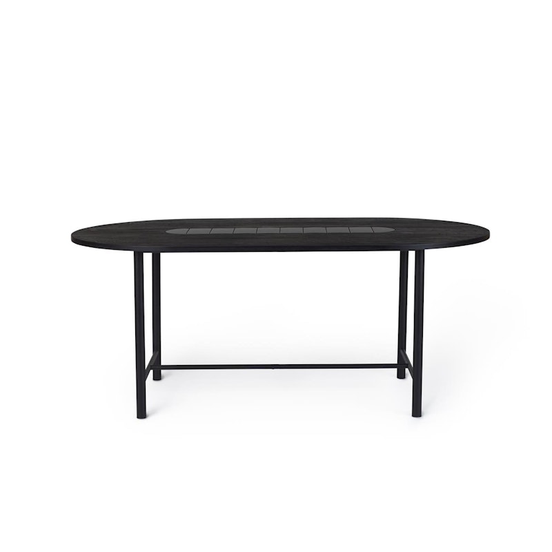 Be My Guest Dining Table 180 cm, Black Oiled Oak